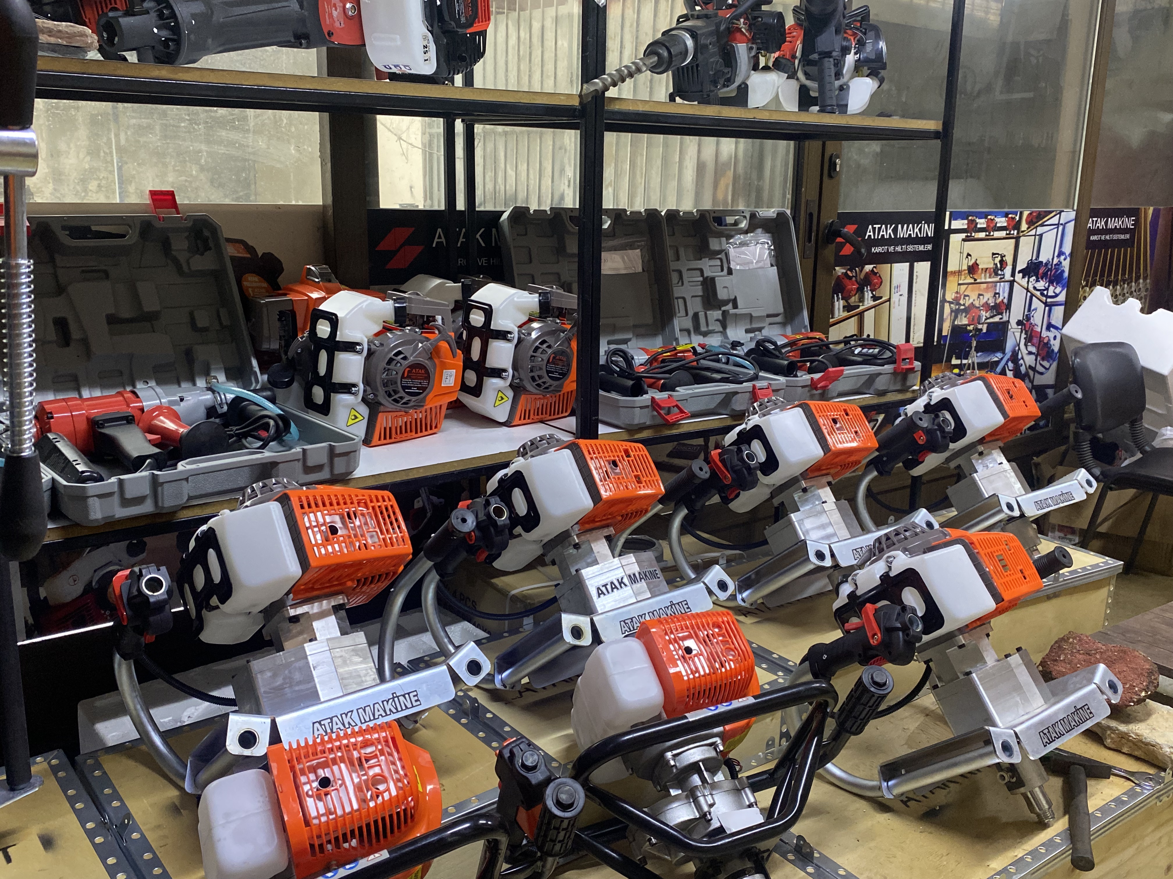 ATAK APEX 5.5 HP BENZİNLİ KAROT & EL SONDAJ MAKİNESİ 5 MT FULL SET